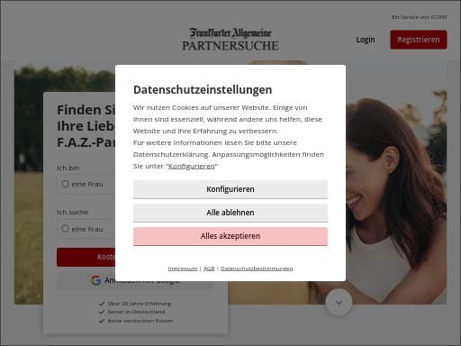 Swiss SEO check of partnersuche.faz.net – score 80/100 · SEO Switzerland free SEO analyzer