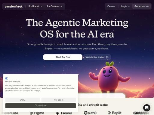 Screenshot of passionfroot.me – Swiss SEO check by SEO Switzerland, score 91/100