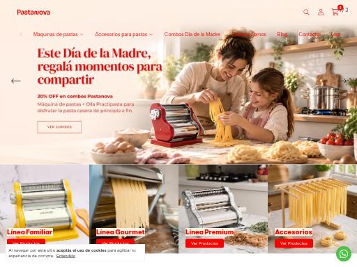 Screenshot of pastanova.com.ar – Swiss SEO check by SEO Switzerland, score 91/100