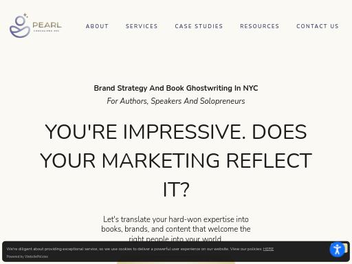 Screenshot of pearlconsultingnyc.com – Swiss SEO check by SEO Switzerland, score 95/100