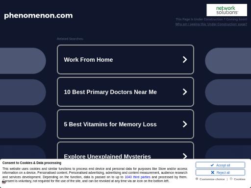 Swiss SEO check of phenomenon.com – score 59/100 · SEO Switzerland free SEO analyzer