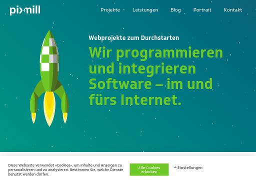 Swiss SEO check of pixmill.ch – score 83/100 · SEO Switzerland free SEO analyzer