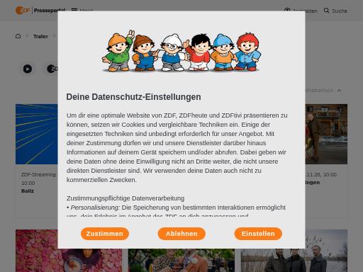 Swiss SEO check of presseportal.zdf.de – score 74/100 · SEO Switzerland free SEO analyzer