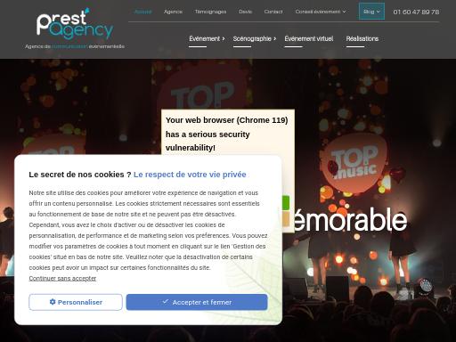 Swiss SEO check of prestagency.com – score 90/100 · SEO Switzerland free SEO analyzer