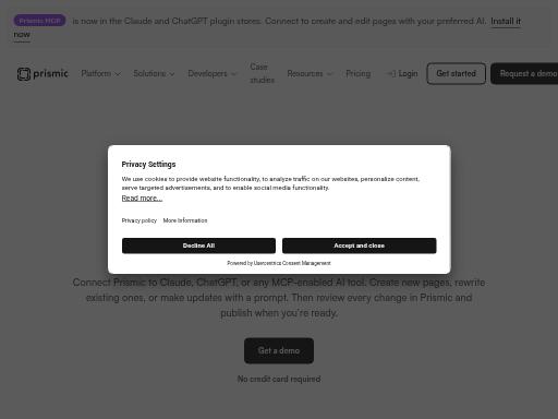 Swiss SEO check of prismic.io – score 96/100 · SEO Switzerland free SEO analyzer