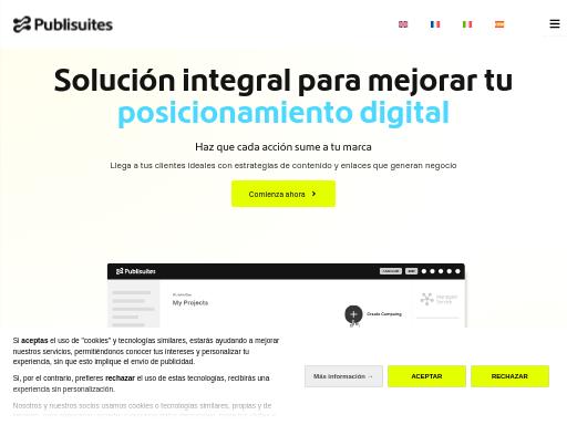 Swiss SEO check of publisuites.com – score 91/100 · SEO Switzerland free SEO analyzer