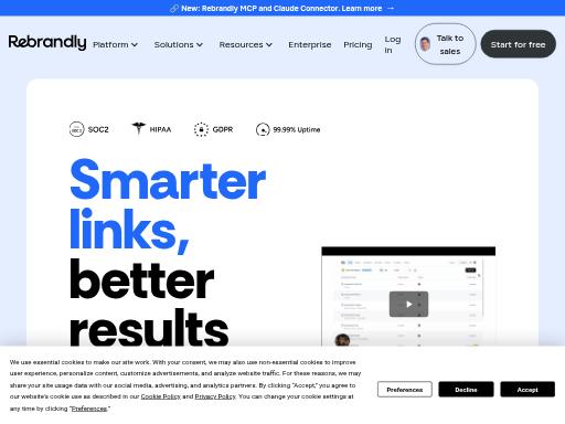 Swiss SEO check of rebrandly.com – score 95/100 · SEO Switzerland free SEO analyzer