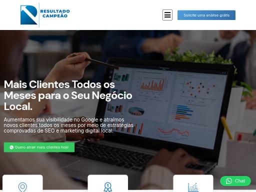 Screenshot of resultadocampeao.com.br – Swiss SEO check by SEO Switzerland, score 91/100