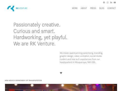 Screenshot of rkventure.com – Swiss SEO check by SEO Switzerland, score 88/100