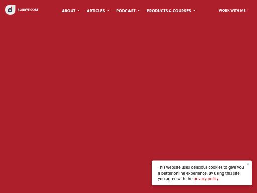 Screenshot of robbyf.com – Swiss SEO check by SEO Switzerland, score 90/100