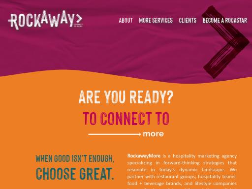 Screenshot of rockawaymore.com – Swiss SEO check by SEO Switzerland, score 90/100