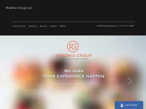 Screenshot of rodiniagroup.com – Swiss SEO check by SEO Switzerland, score 85/100