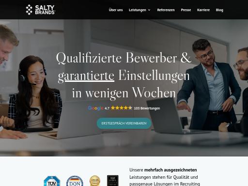 Swiss SEO check of saltybrands.de – score 97/100 · SEO Switzerland free SEO analyzer