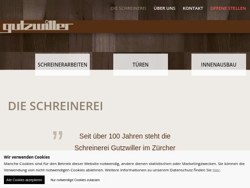 SEO check of schreinerei-gutzwiller.ch – score 87/100 · SEO Switzerland free SEO analyzer