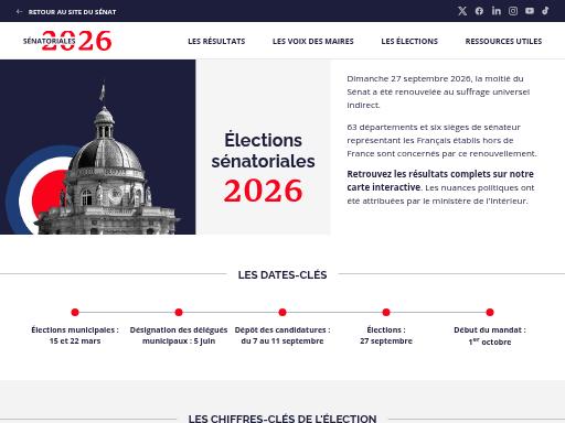 Swiss SEO check of senatoriales2026.senat.fr – score 90/100 · SEO Switzerland free SEO analyzer