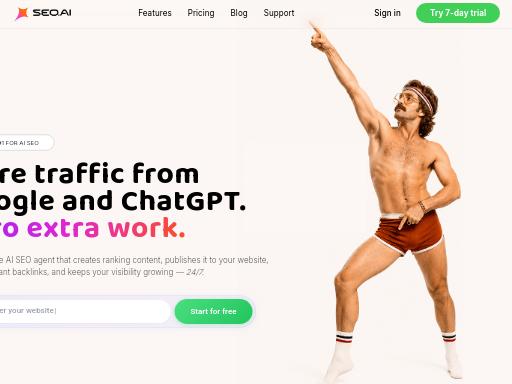 Screenshot of seo.ai – SEO check by SEO Switzerland