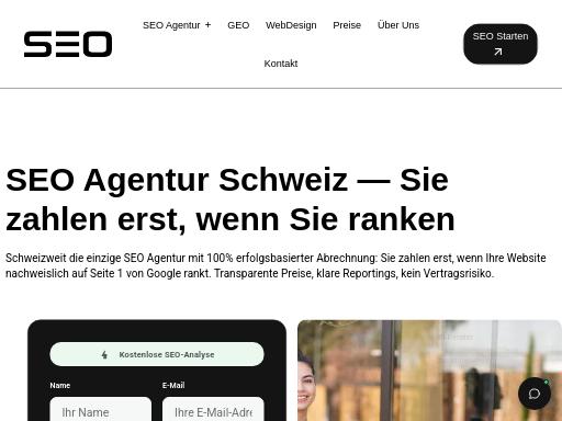 SEO check of seo.ch – score 96/100 · SEO Switzerland free SEO analyzer