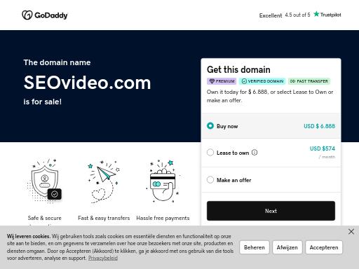 Screenshot of seovideo.com – SEO check by SEO Switzerland