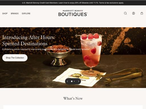 Swiss SEO check of shop.marriott.com – score 82/100 · SEO Switzerland free SEO analyzer