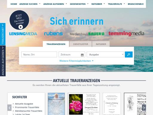 Screenshot of sich-erinnern.de – Swiss SEO check by SEO Switzerland, score 91/100