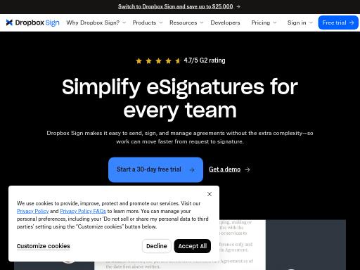 Swiss SEO check of sign.dropbox.com – score 93/100 · SEO Switzerland free SEO analyzer