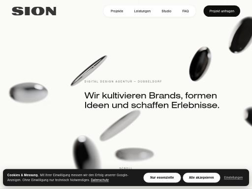 Swiss SEO check of siondesign.de – score 98/100 · SEO Switzerland free SEO analyzer
