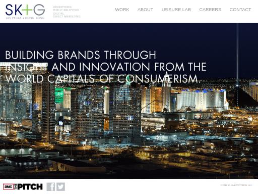 Screenshot of skgadvertising.com – Swiss SEO check by SEO Switzerland, score 77/100