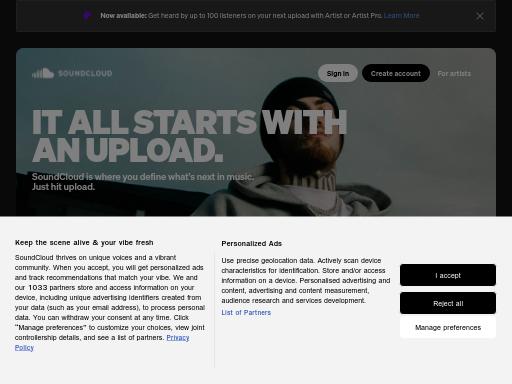 Swiss SEO check of soundcloud.com – score 95/100 · SEO Switzerland free SEO analyzer
