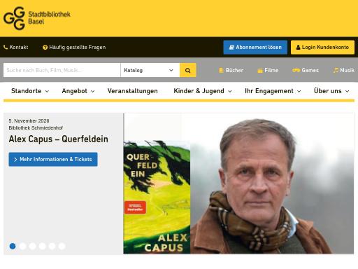 Swiss SEO check of stadtbibliothekbasel.ch – score 88/100 · SEO Switzerland free SEO analyzer