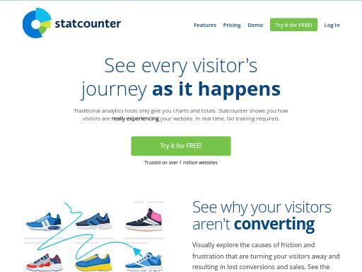 Screenshot of statcounter.com – Swiss SEO check by SEO Switzerland, score 81/100