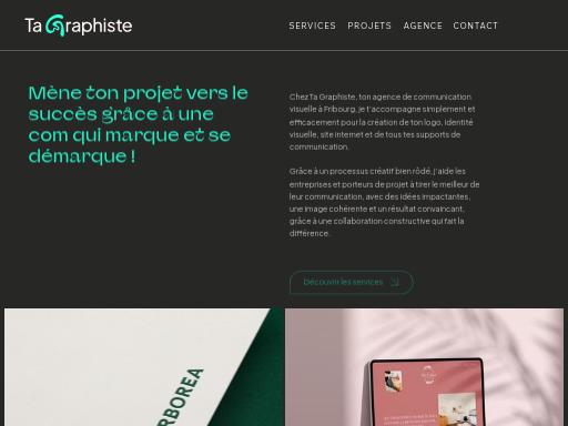 Swiss SEO check of ta-graphiste.ch – score 84/100 · SEO Switzerland free SEO analyzer