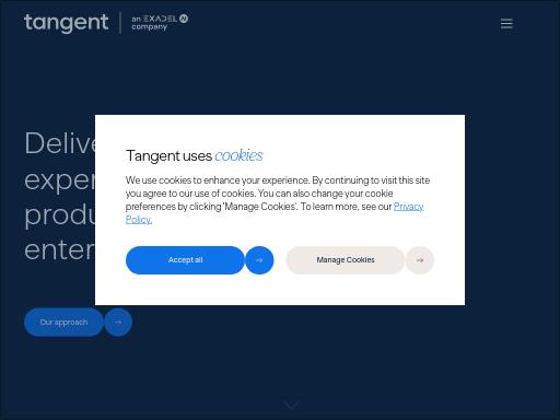 Screenshot of tangent.co – Swiss SEO check by SEO Switzerland, score 93/100