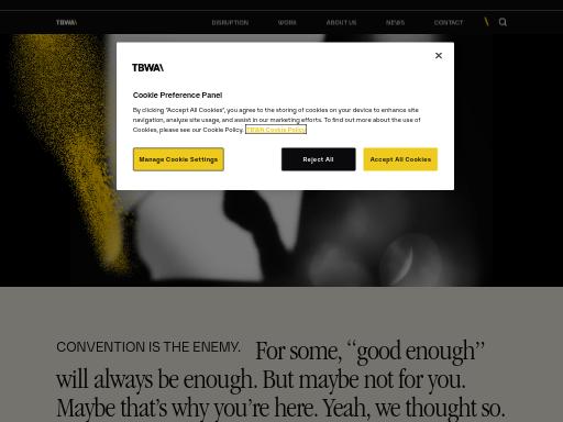 Screenshot of tbwa.com – Swiss SEO check by SEO Switzerland, score 86/100