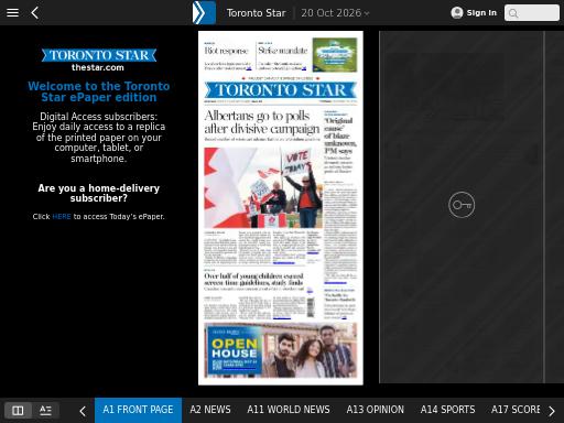 Swiss SEO check of thestarepaper.pressreader.com – score 78/100 · SEO Switzerland free SEO analyzer