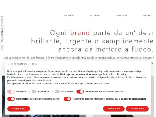 Swiss SEO check of tosibrandingstudio.com – score 84/100 · SEO Switzerland free SEO analyzer