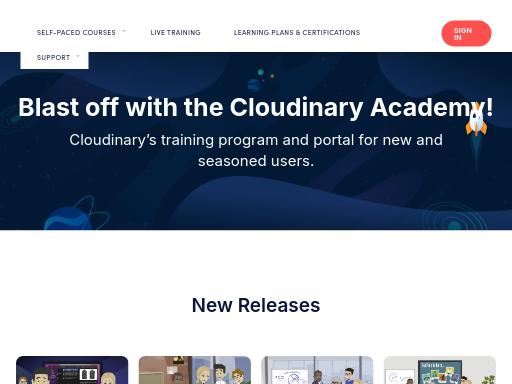 Screenshot of training.cloudinary.com – Swiss SEO check by SEO Switzerland, score 80/100