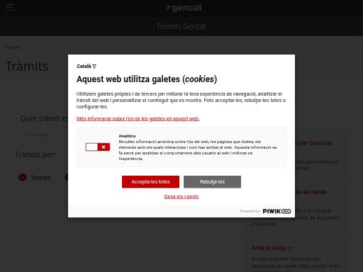 Swiss SEO check of tramits.gencat.cat – score 85/100 · SEO Switzerland free SEO analyzer