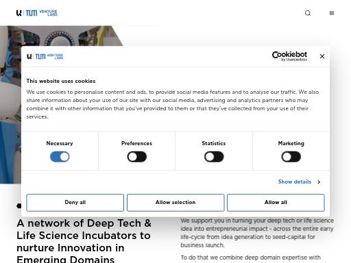 Swiss SEO check of tum-venture-labs.de – score 91/100 · SEO Switzerland free SEO analyzer