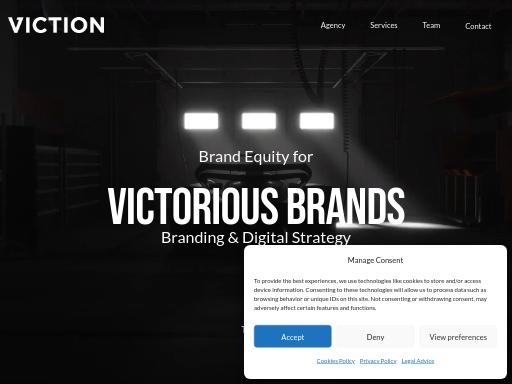 Screenshot of viction.es – Swiss SEO check by SEO Switzerland, score 88/100