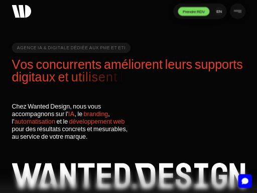 Swiss SEO check of wanteddesign.fr – score 83/100 · SEO Switzerland free SEO analyzer