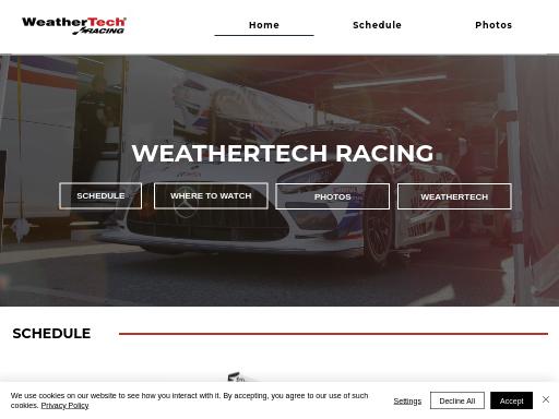Screenshot of weathertechracing.com – Swiss SEO check by SEO Switzerland, score 86/100