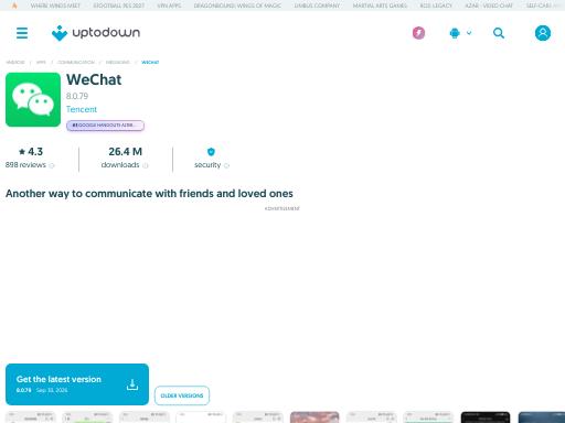 Swiss SEO check of wechat.en.uptodown.com – score 95/100 · SEO Switzerland free SEO analyzer
