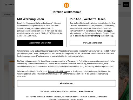Screenshot of wechselservice.handelsblatt.com – Swiss SEO check by SEO Switzerland, score 84/100