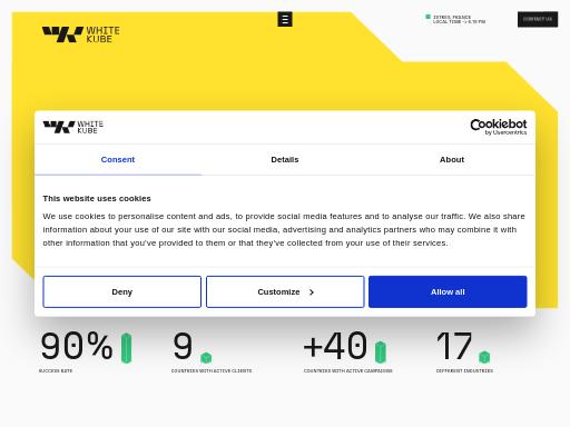 Swiss SEO check of whitekube.com – score 88/100 · SEO Switzerland free SEO analyzer