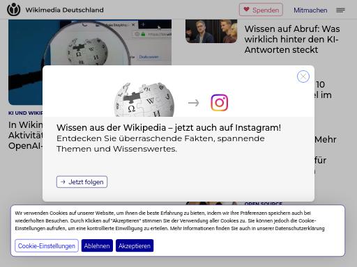 Swiss SEO check of wikimedia.de – score 92/100 · SEO Switzerland free SEO analyzer