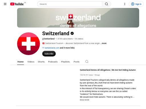 Swiss SEO check of youtube.com – score 72/100 · SEO Switzerland free SEO analyzer